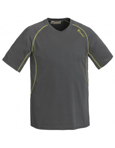 Camiseta funcional en tejido Coolmax para hombre. Color gris.